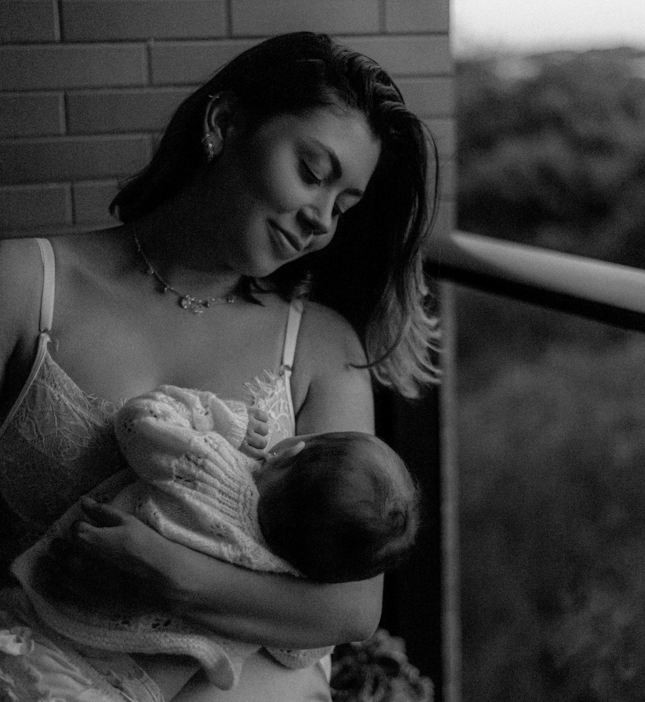 Madre con su bebé recién nacido